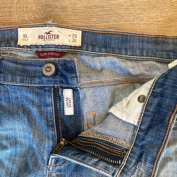 Hollister Laguna Skinny Low Rise Jeans 9 LONG - Picture 3 of 6
